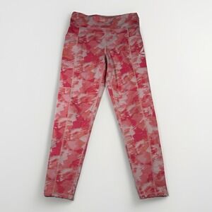 Reebok‎ Girls' Leggings Size XL 14/16 Pink Tie Dye with Pockets